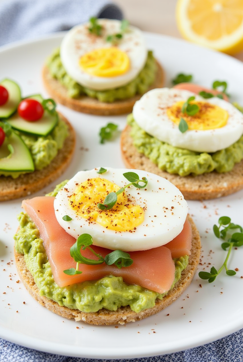 These Avocado Rice Cakes