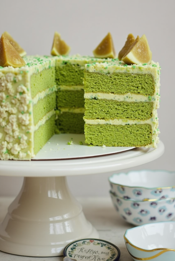 pistachio and matcha