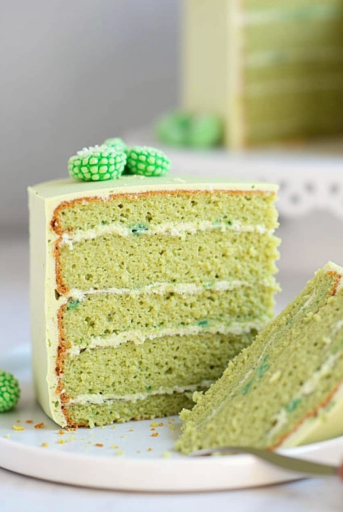 pistachio and matcha