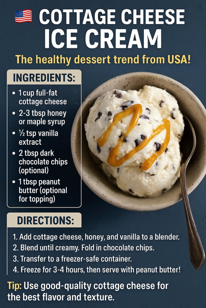 High-protein ice cream