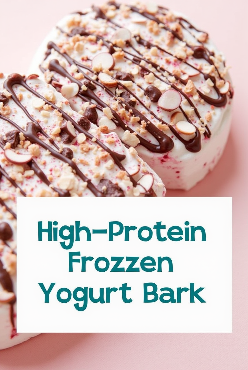 High-Protein Frozen Yogurt Bark